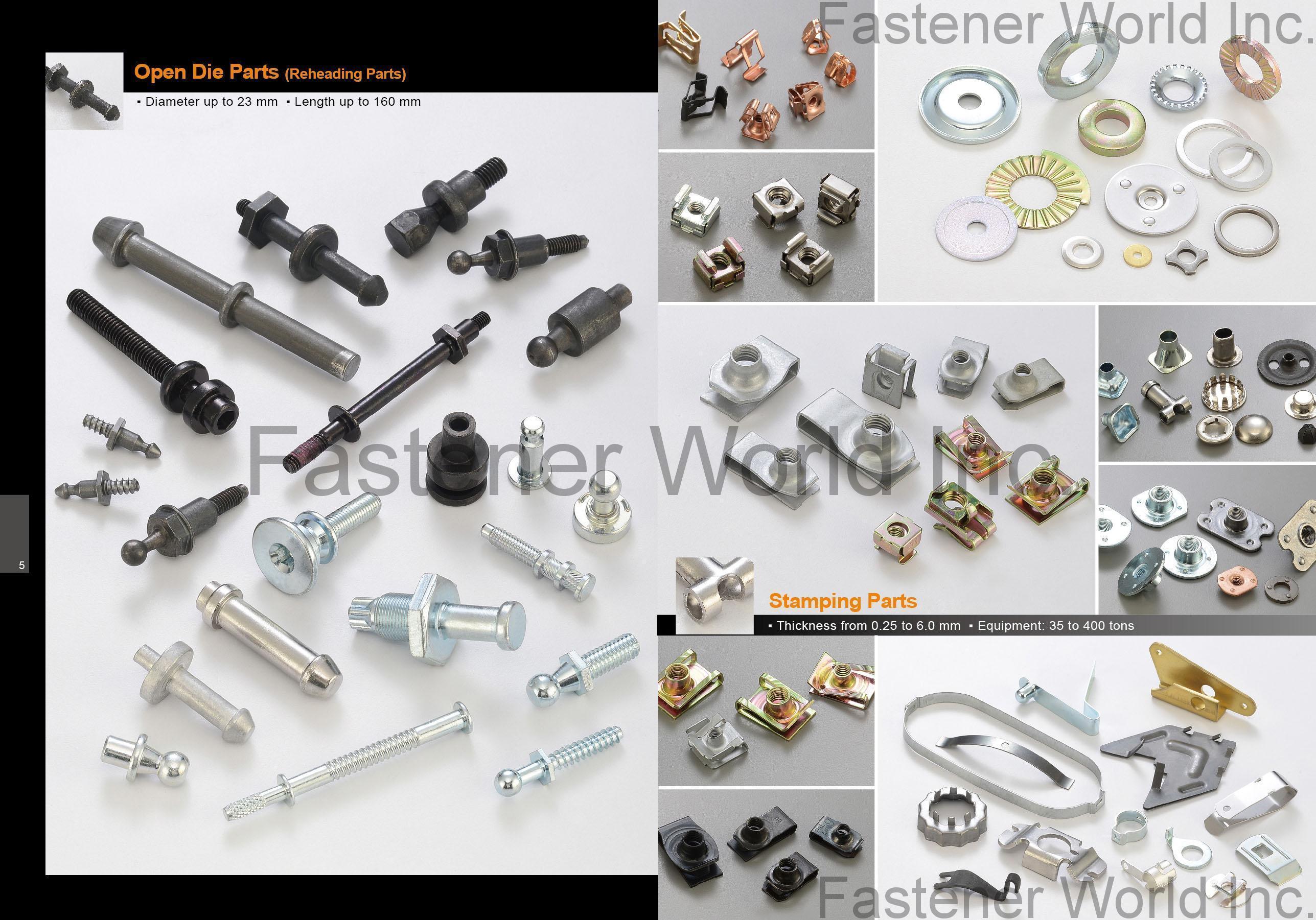 Stamped Parts Open Die Parts & Stamping Parts