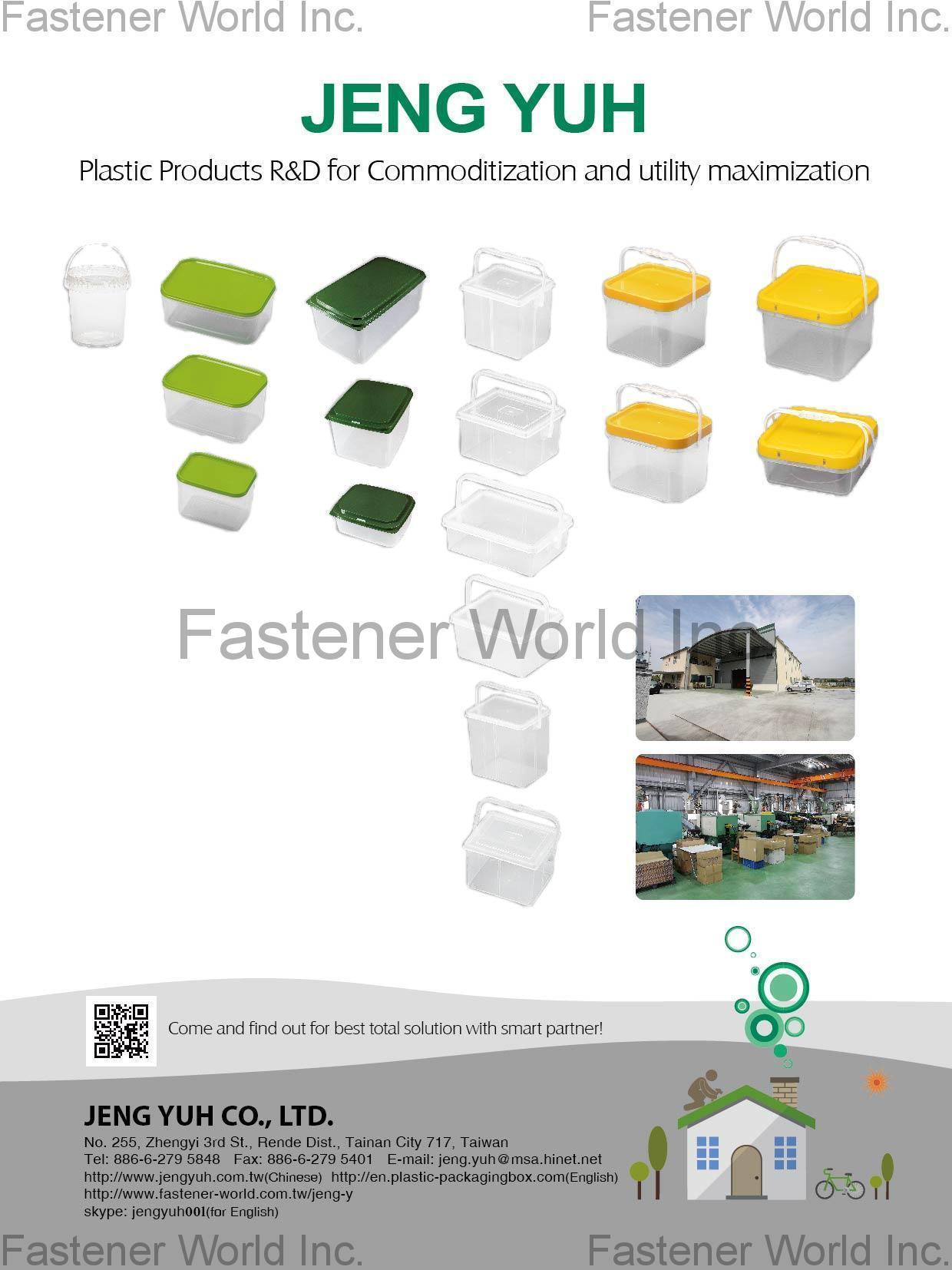 JENG YUH PLASTICS CO., LTD. , Plastic Bucket , Packing Box