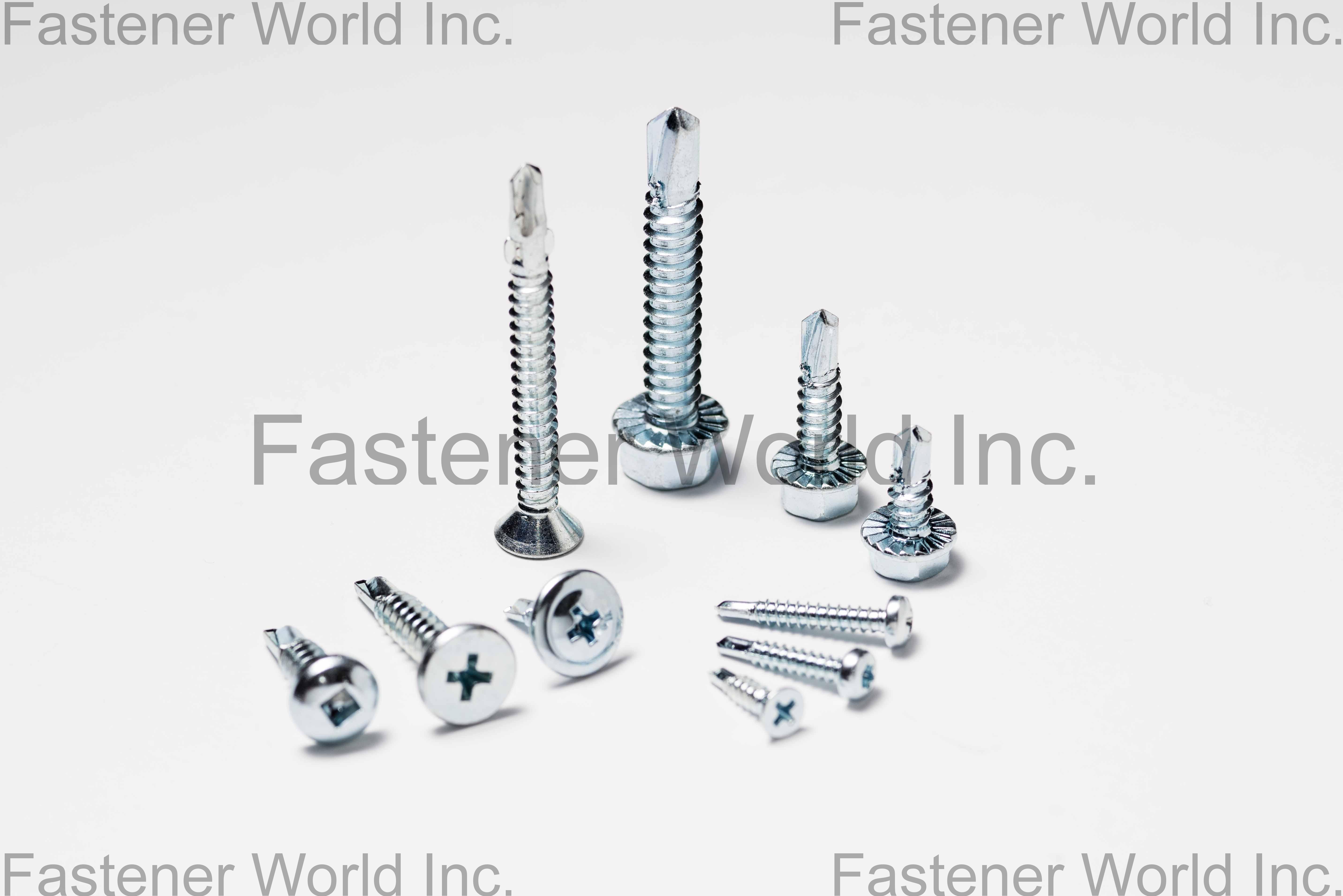 FALCON FASTENER CO., LTD.  , SELF-DRILLING SCREWS, TEK, DRILLING POINT#1- #5 , Self-drilling Screws