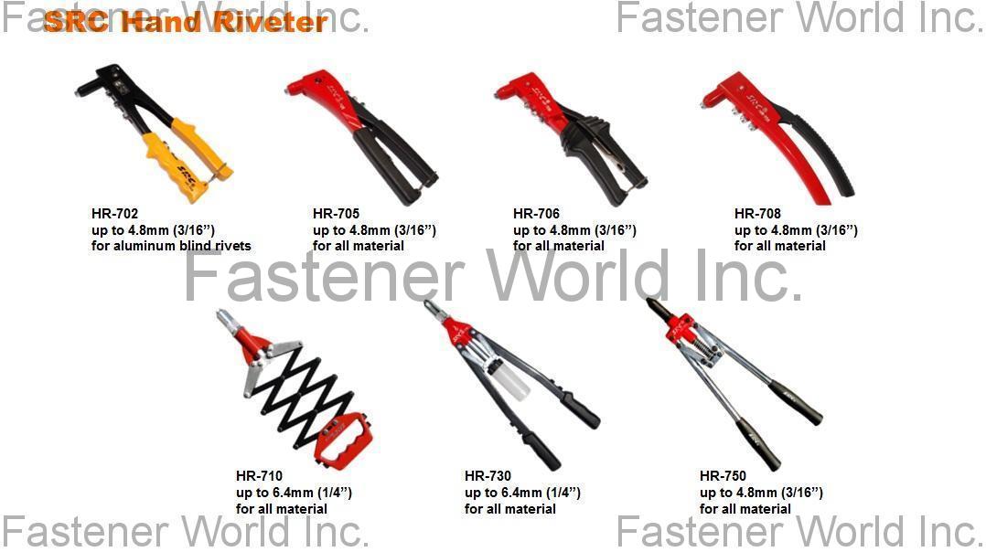 SPECIAL RIVETS CORP. (SRC) , SRC Hand Riveter , Hand Riveters