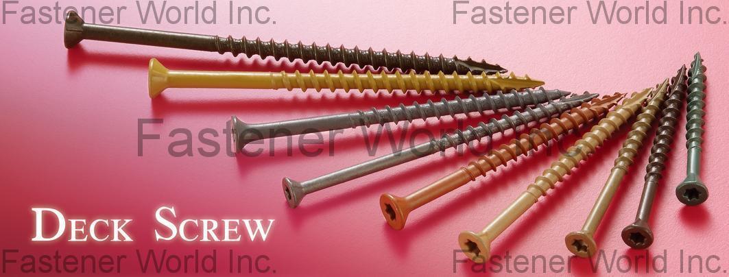 HWA HSING SCREW INDUSTRY CO., LTD. , Deck Screw , Deck Screws HWA HSING SCREW INDUSTRY CO., LTD. , Deck Screw , Deck Screws