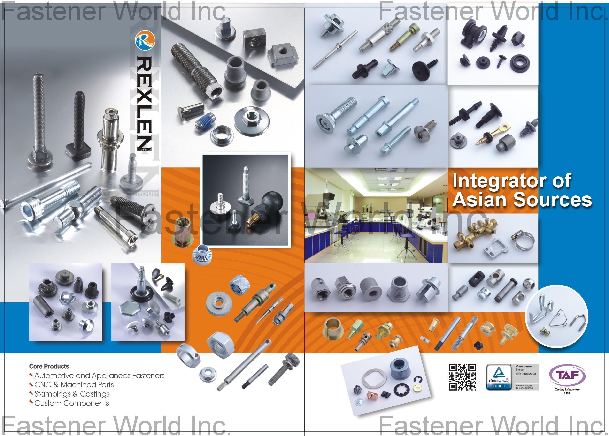 Automotive Parts Automotive and Appliances Fasteners, CNC & Machined Parts, Stampings & Castings, Custom Components
