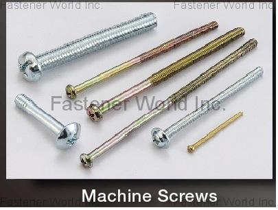 FU KAI FASTENER ENTERPRISE CO., LTD. ,  MACHINE BOLTS , Machine Bolts