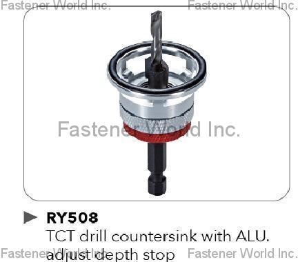 RONG YIH JIANG ENTERPRISE CO., LTD. , TCT drill countersink with ALU , Air Tools General
