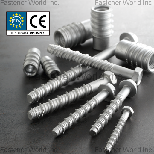 JOKER INDUSTRIAL CO., LTD.  , ETA concrete screw (sissy Stud) , Concrete Screws