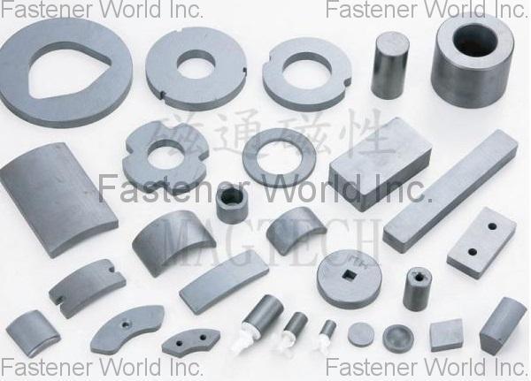 MAGTECH TAIWAN CORPORATION , Ferrite Magnets (Made by mold) , Hardwares