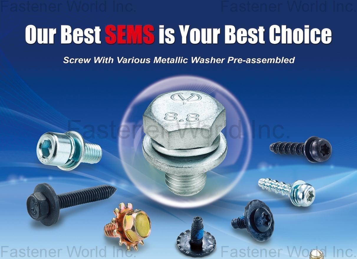 CHIAN YUNG CORPORATION  , SEMS SCREW , SEMS Screws