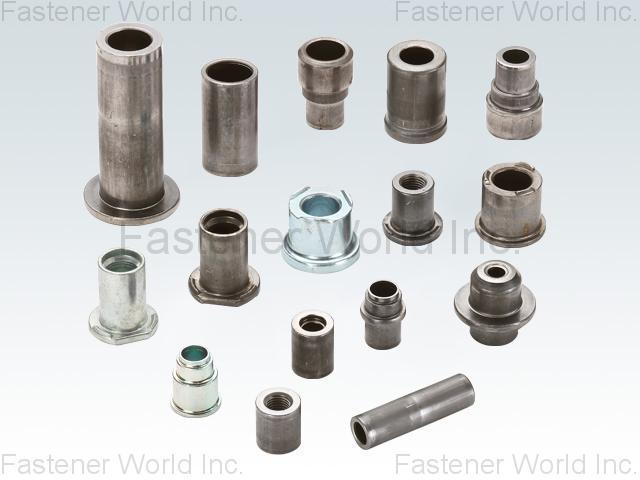 A & M PRODUCTS CO., LTD. , WELD NUTS,SPECIAL NUTS,NUT AND WASHER ASSEMBLY,SPECIAL SQUARE & HEX NUT,FLANGE NUTS,SPECIAL NUTS,NYLON FLANGE NUTS,PREVAILING TORQUE NUTS,WELD NUTS,BUSHING AND SPACER,SPECIAL NUTS,SPECIAL FLANGE NUTS , Spacers