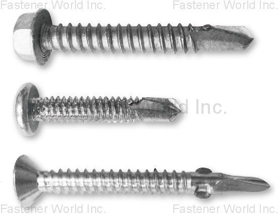 HWALLY PRODUCTS CO., LTD.  , NO.417 BI-METAL SELF DRILLING SCREW , Bi-metal Self-drilling Screws