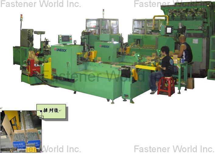 UNIPACK EQUIPMENT CO., LTD. , Two tunnels box electromagnetic paralleling packaging machine , Auto Box Forming Machine UNIPACK EQUIPMENT CO., LTD. , Two tunnels box electromagnetic paralleling packaging machine , Auto Box Forming Machine