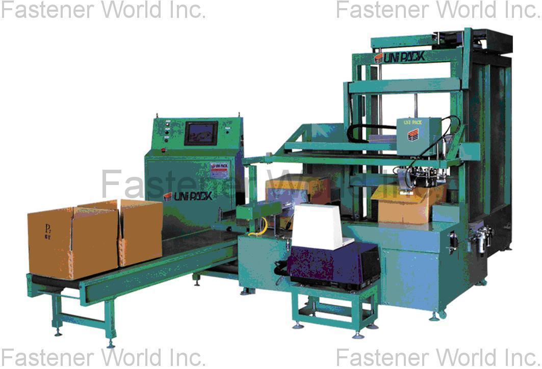 UNIPACK EQUIPMENT CO., LTD. , Auto Carton forming machine , Auto Carton Forming Machine-hot Melt Glue Type/Stapler Type UNIPACK EQUIPMENT CO., LTD. , Auto Carton forming machine , Auto Carton Forming Machine-hot Melt Glue Type/Stapler Type