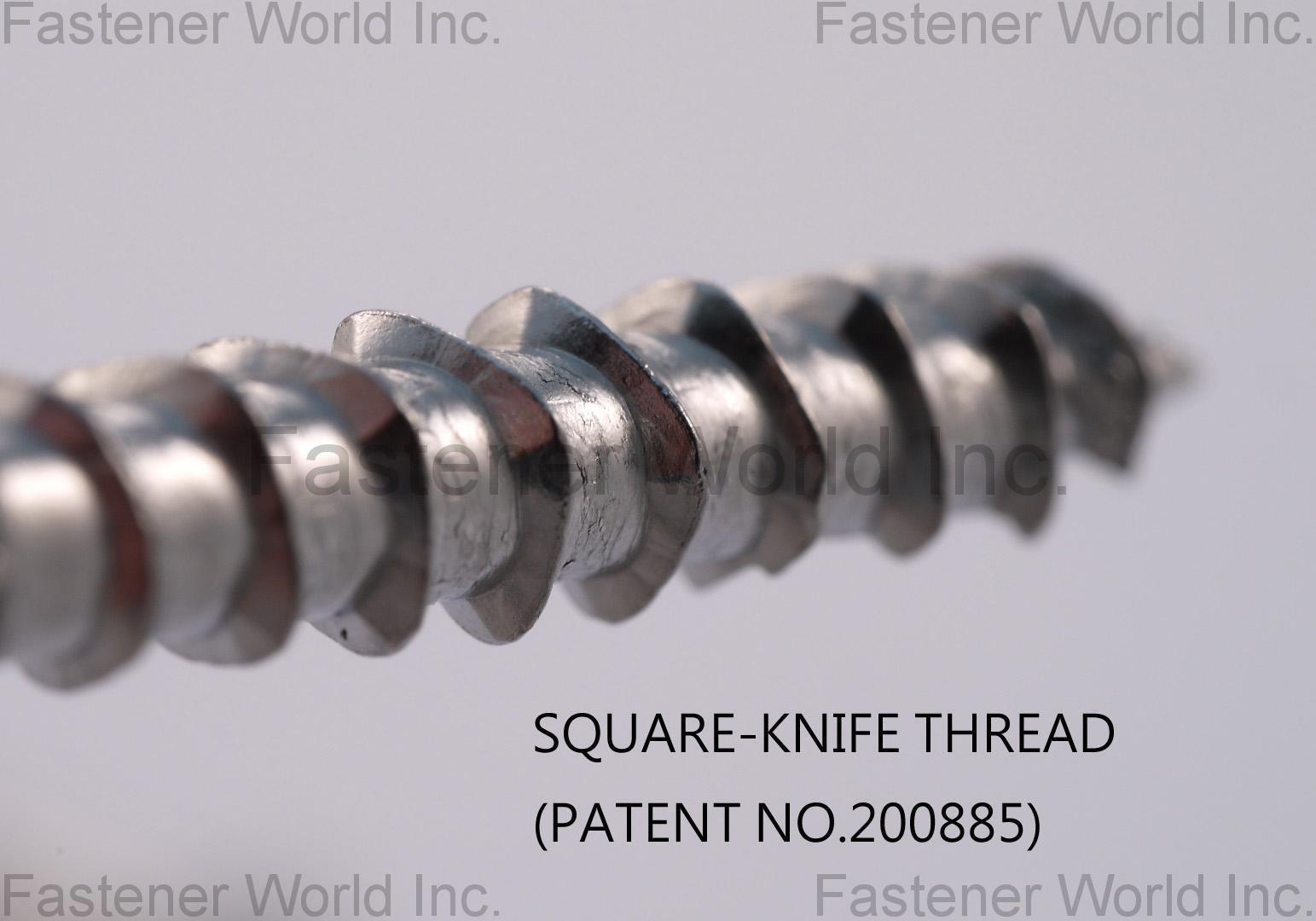 A-PLUS SCREWS INC. ,  SQUARE-KNIFE THREAD , Special Screws