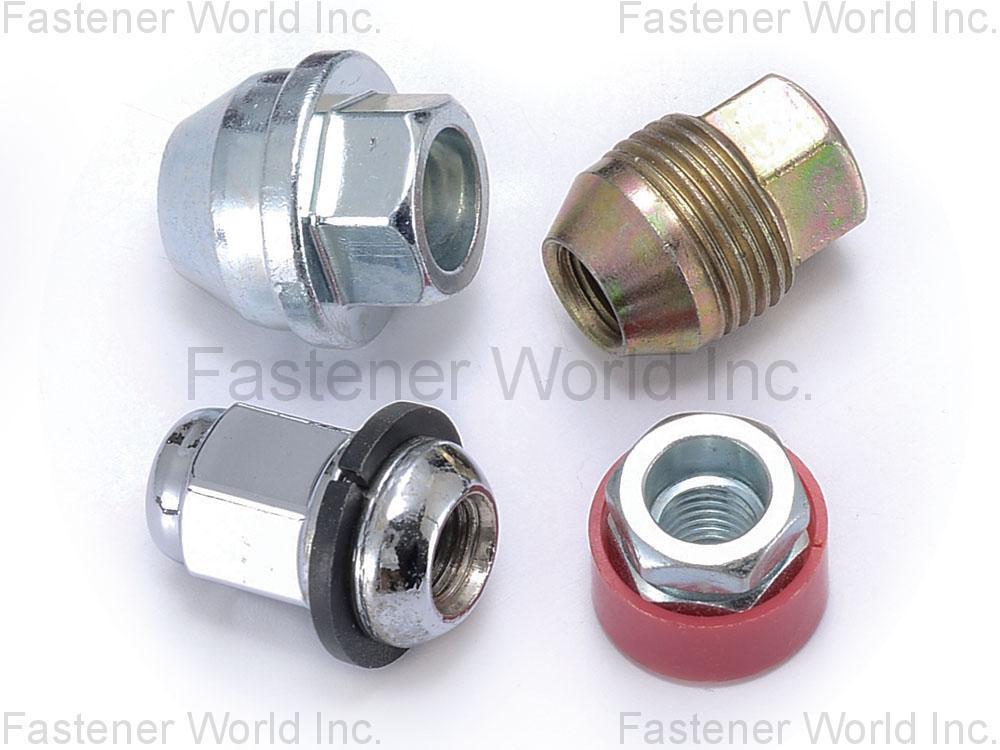 MIT INDUSTRIAL ACCESSORIES CORP. (MECHANICAL HARDWARES CO.) , Special Lug Nuts，Lug Nut+S/S Cap，SEMS , Lug Nuts