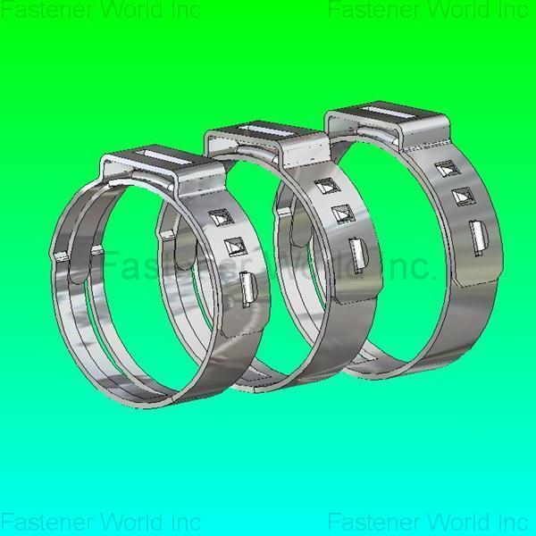 CHENG HENG INDUSTRIAL CO., LTD.  , stepless clamp - oetiker clamp , Stainless Steel Hose Clamp & Cable Ties