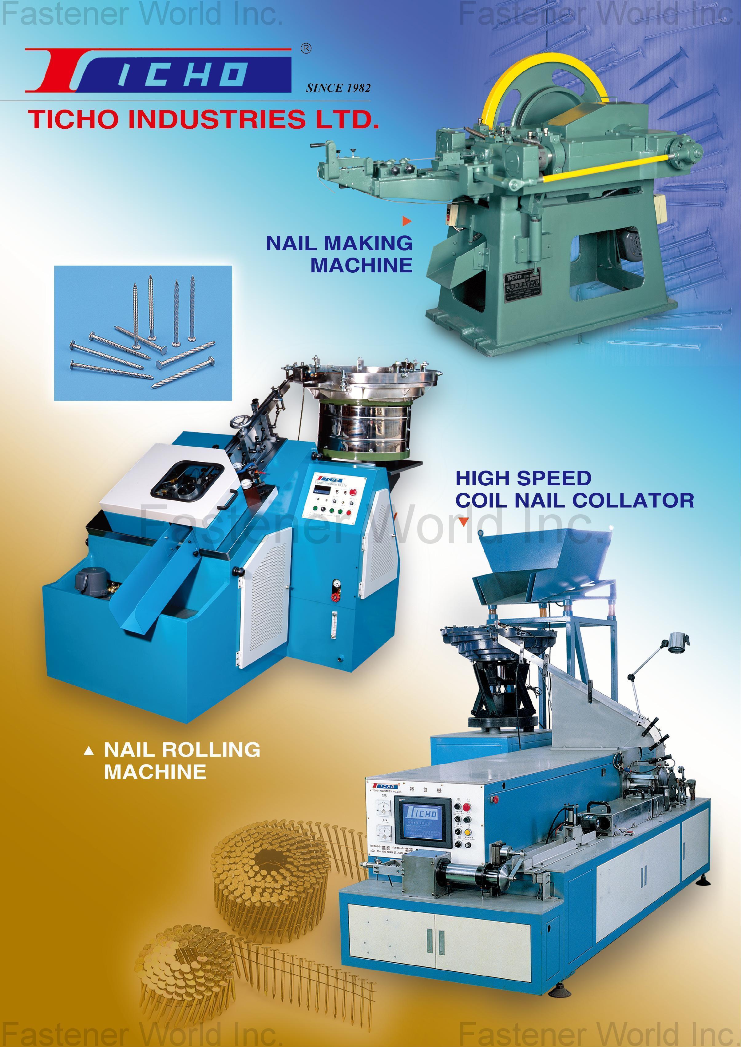 Nail Manufacturing Machinery Nail, Making Machine, High Speed Coil Nail Collator, Nail Rolling Machine