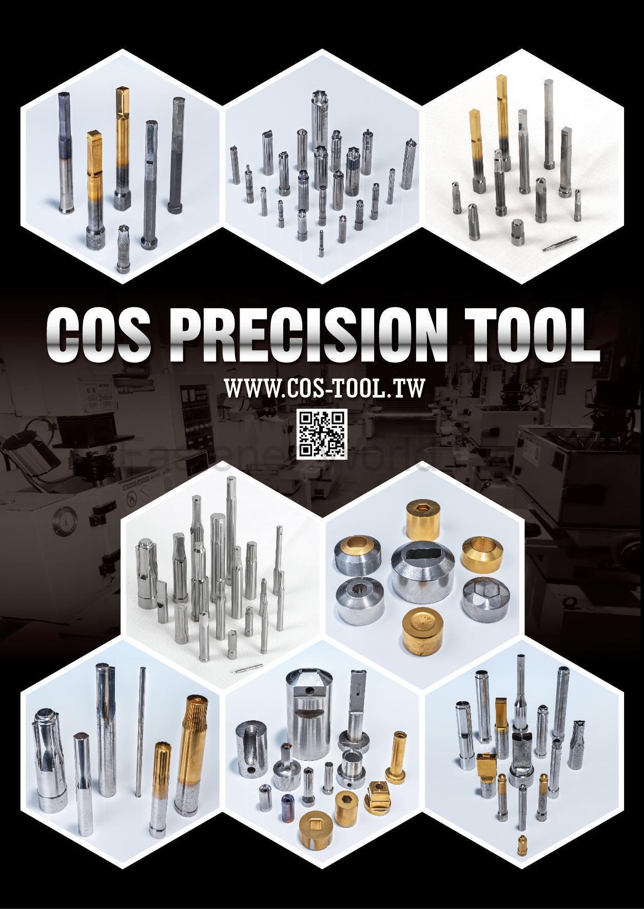 COS PRECISION TOOL CO., LTD. , Customerized Punches, Carbide Punches, CNC Turning Parts, Carbide Dies, Header Punches, Dies and Punches, Cuttging Dies, Serration Dies, Die Set... , Turning Parts