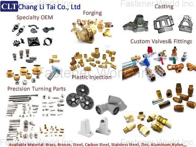 CHANG LI TAI CO., LTD. , Pipeline Fittings & Valves