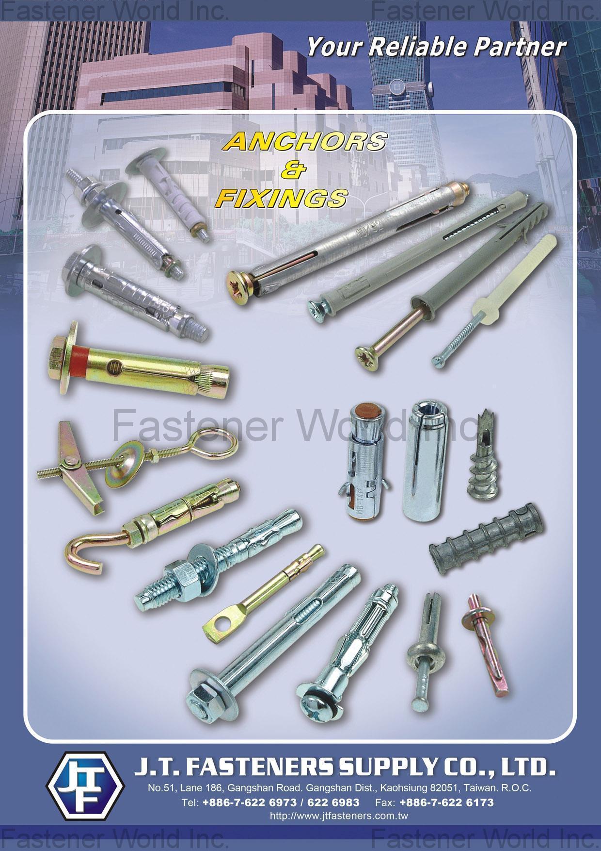 J. T. FASTENERS SUPPLY CO., LTD.  , Anchors, Fixings , Anchors