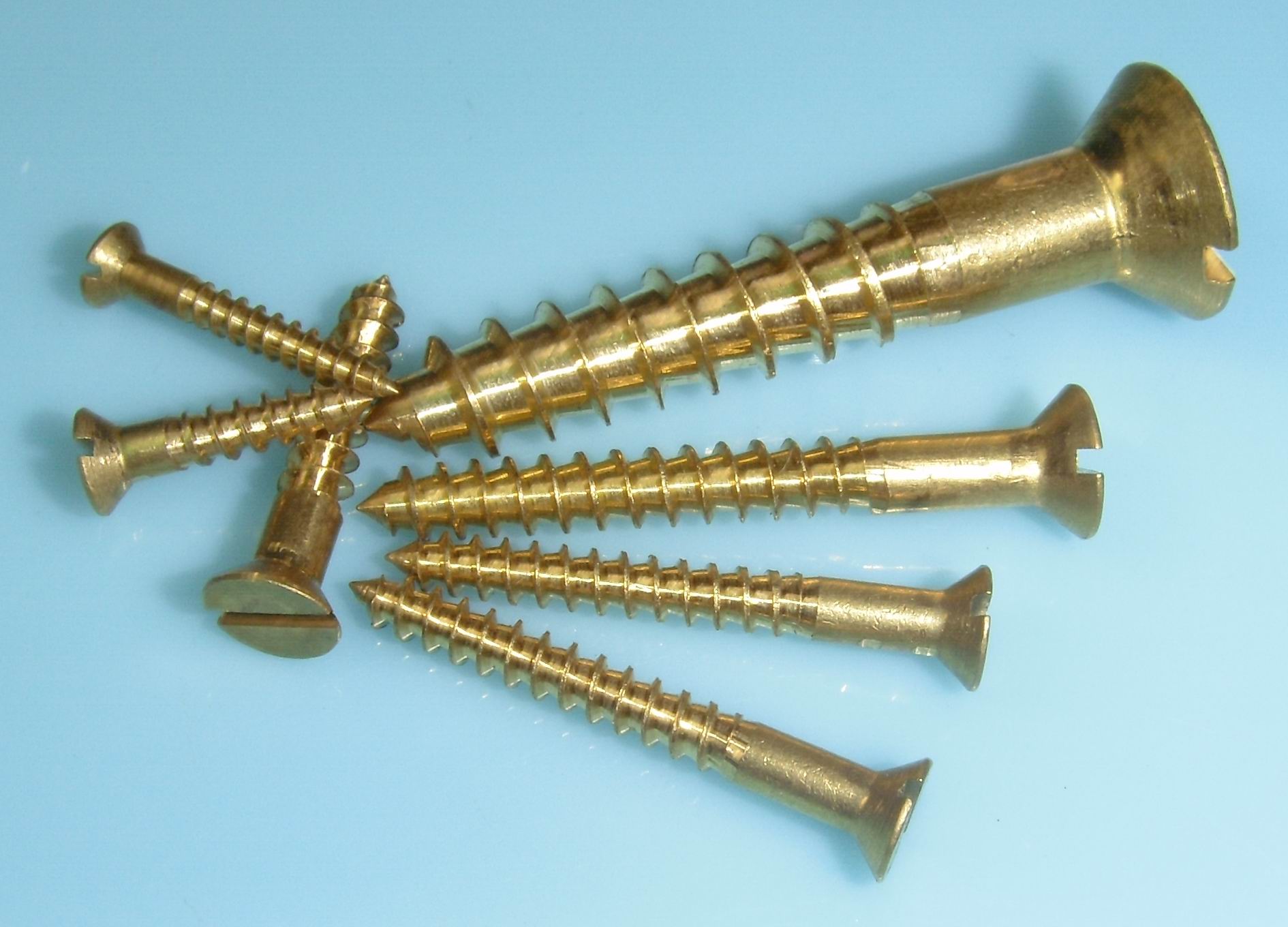 Chongqing Yushung Non-Ferrous Metals Co., Ltd. , brass wood screw slotted flat head 