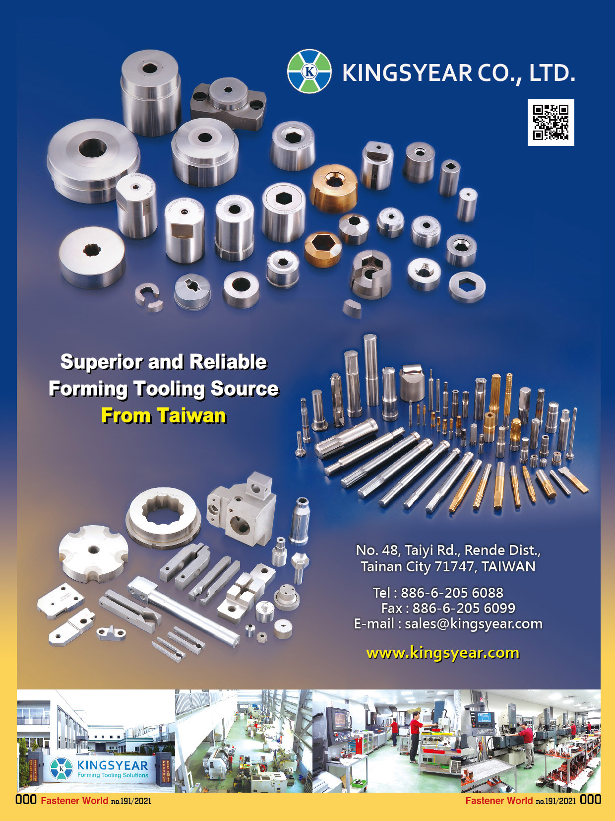 KINGSYEAR CO., LTD.  , Carbide Dies, Forming Punches & Pins, Forming Tools