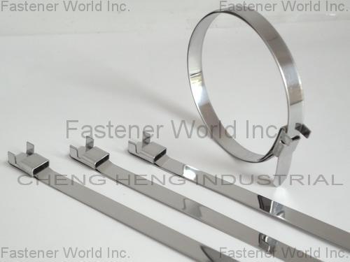 CHENG HENG INDUSTRIAL CO., LTD.  , Stainless steel Free End Clamp , Hose Clamps
