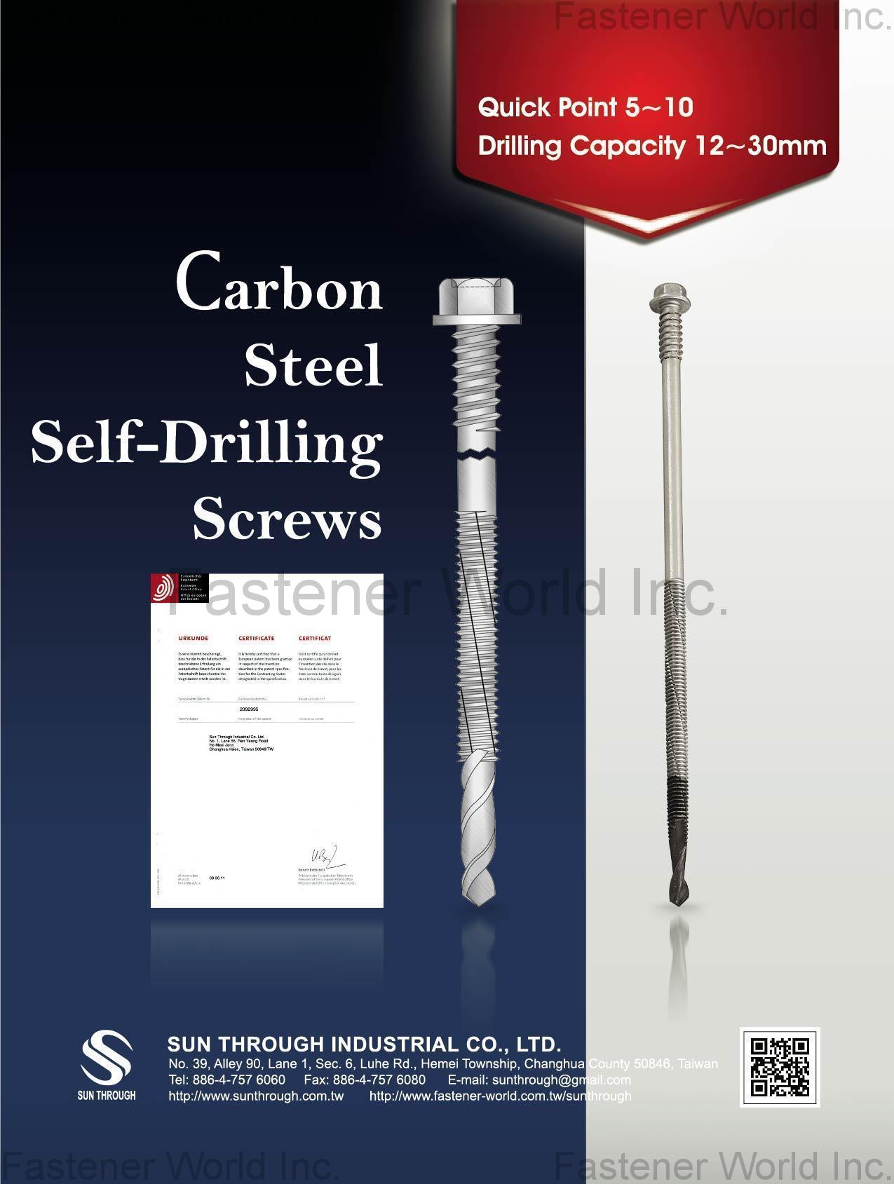 SUN THROUGH INDUSTRIAL CO., LTD. , Self-drilling Screws , Self-drilling Screws