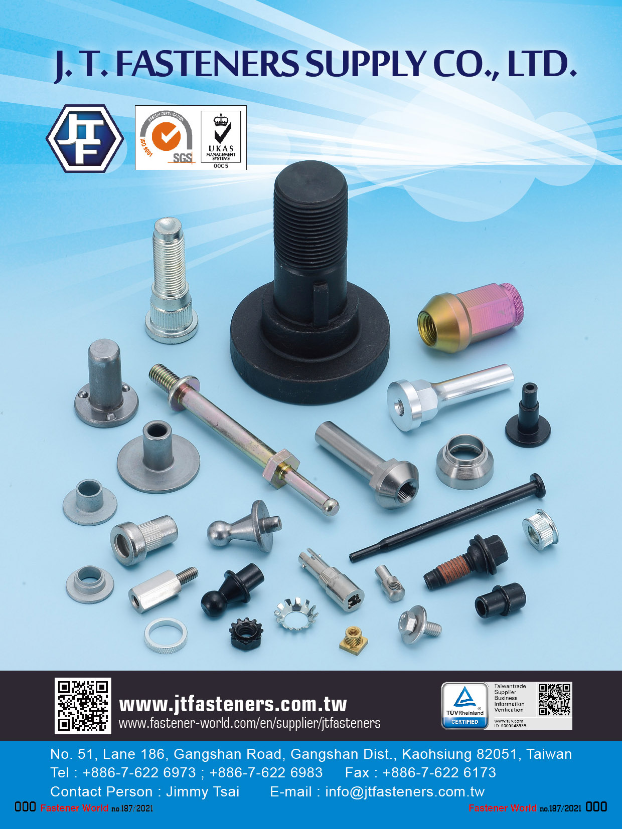 金祐昇實業有限公司 (J. T. Fasteners Supply Co., Ltd.) 