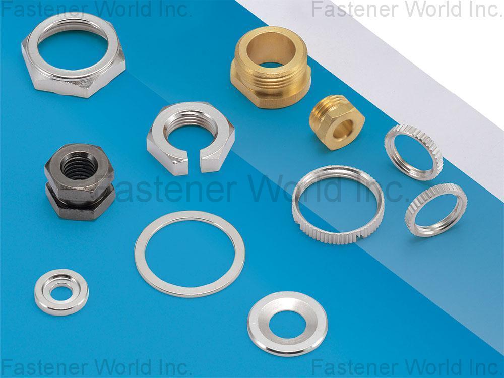 YU-DER PRECISION CO., LTD. , Hex nut,Copper nut,hexagon nut,CNC Automatic Lathe, Brass Machining