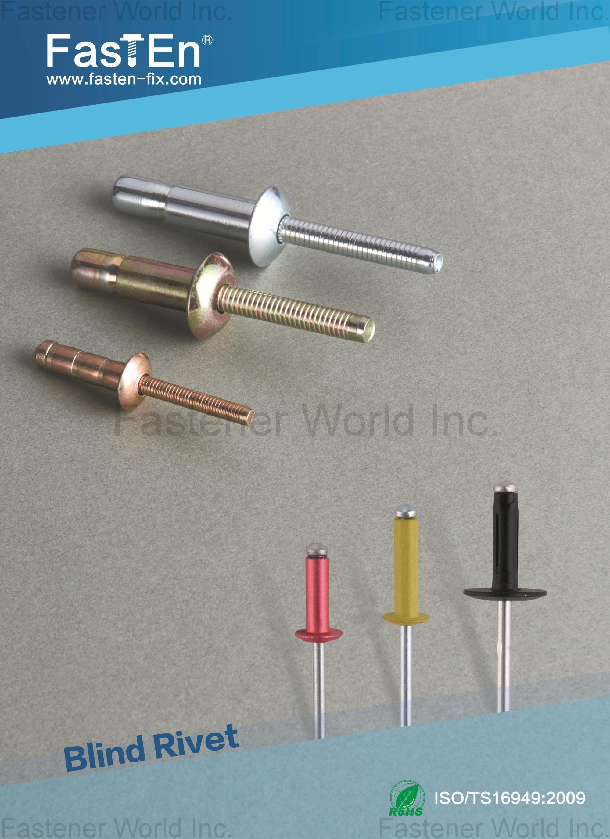 JIAXING FASTEN FIX CO., LIMITED , Blind Rivet JIAXING FASTEN FIX CO., LIMITED , Blind Rivet