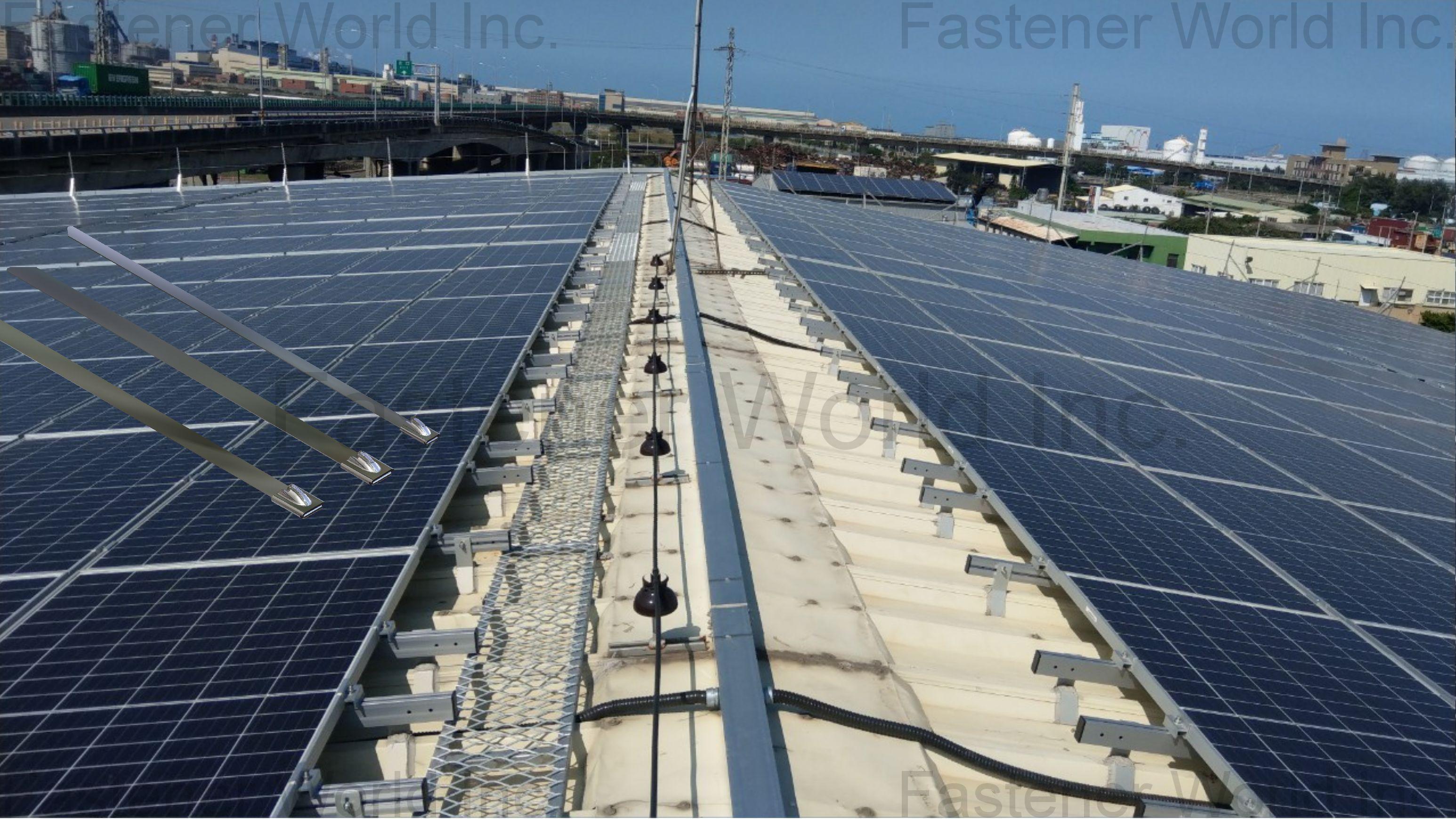 CHENG HENG INDUSTRIAL CO., LTD. , BCT Solar Aluminum Raceway Channel Cable Tie CHENG HENG INDUSTRIAL CO., LTD. , BCT Solar Aluminum Raceway Channel Cable Tie