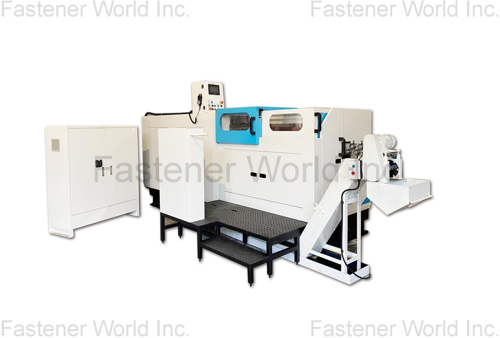 JIE LE MACHINERY CO., LTD. , High-Efficiency Multi-Stroke Screw Forming Machine Equipment and Automation Equipment Automatic Thread-rolling Machine High Performance Bolt Former Consolidation of Artficial Intelligence Equipment