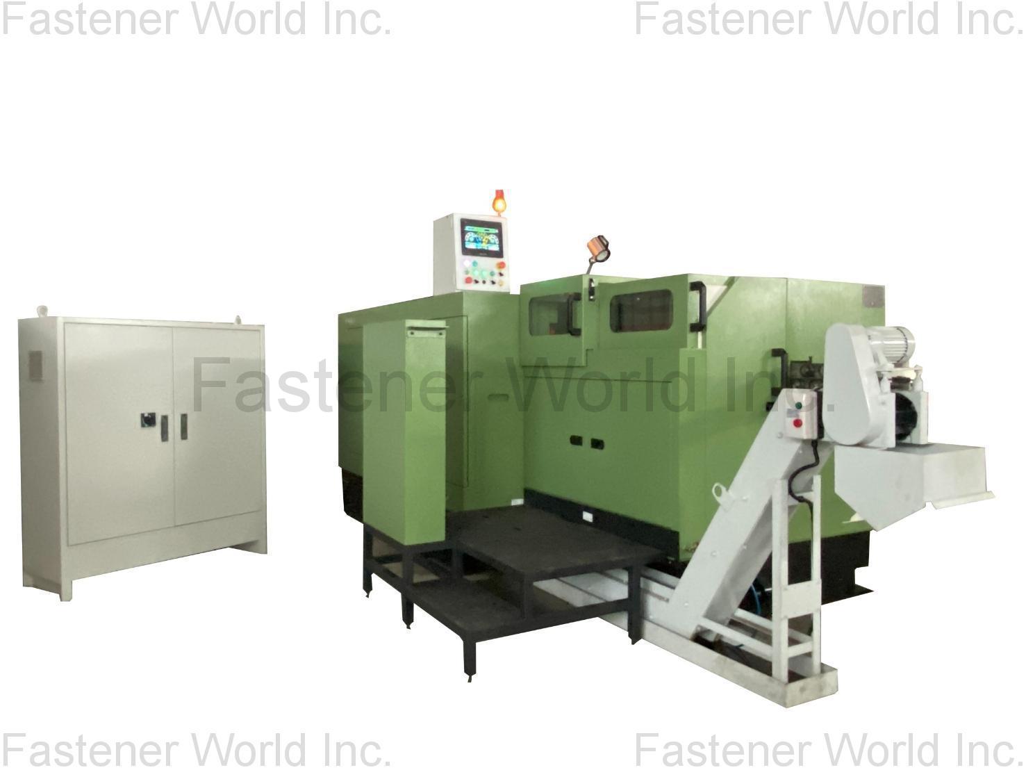 JIE LE MACHINERY CO., LTD. , High-Efficiency Multi-Stroke Screw Forming Machine Equipment and Automation Equipment Automatic Thread-rolling Machine High Performance Bolt Former Consolidation of Artficial Intelligence Equipment