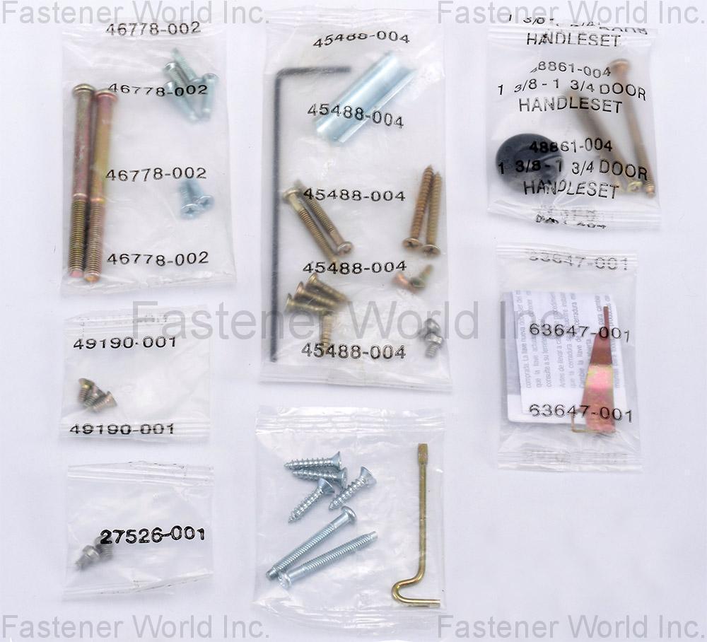 KAN GOOD ENTERPRISE CO., LTD. , Fastener, Hardware, Plastic, Instruction Booklet Package in Lpp Bags