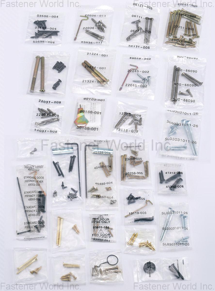 KAN GOOD ENTERPRISE CO., LTD. , Fastener, Hardware, Plastic, Instruction Booklet Package in Lpp Bags