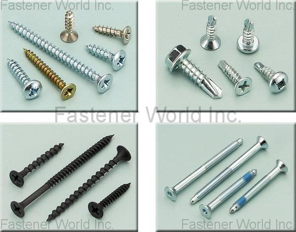 ZYH YIN ENT. CO., LTD.  , CHIPBOARD SCREW, SHELF DRILLING SCREW, DRYWALL SCREW, INSEX SCREW WITH IKEA , Tapping Screws