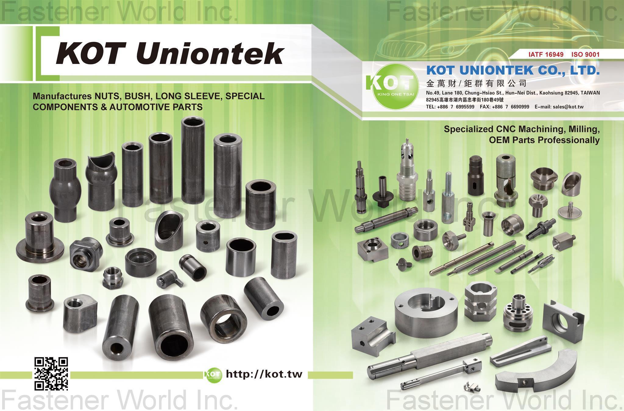 KOT UNIONTEK CO., LTD. KOT UNIONTEK CO., LTD.