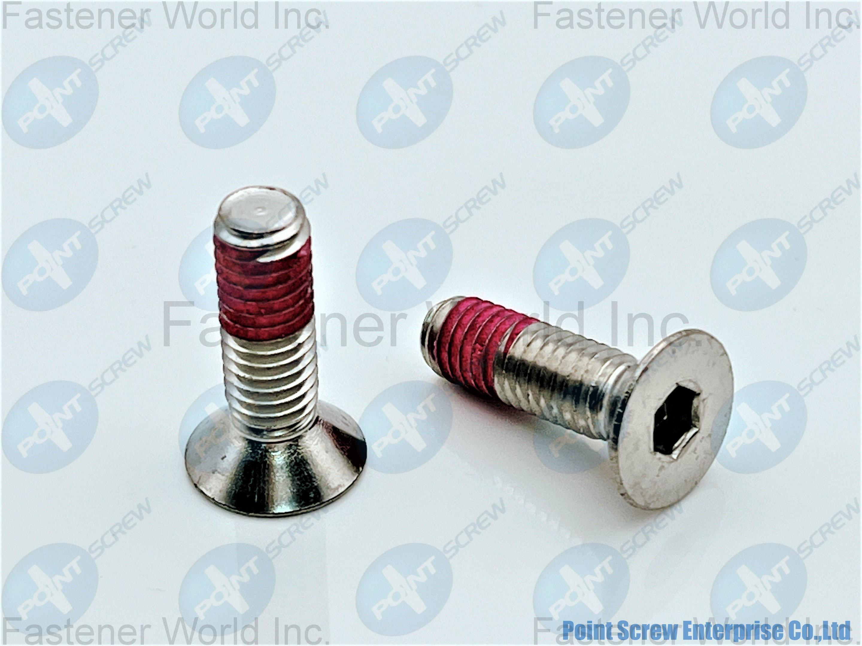 POINT SCREW ENTERPRISE CO., LTD. , Nylok Hex Socket Countersunk Screw