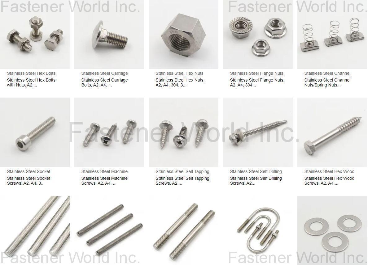 JIAXING VODA FASTENER CO., LTD. , Stainless Steel Fasteners