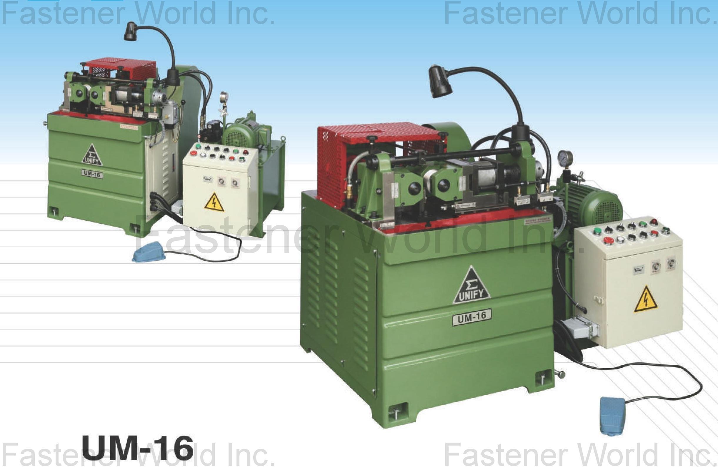 Unify Thread Rolling (Kim Union Industrial Co.) , Hydraulic Thread rolling machine (UM-16)