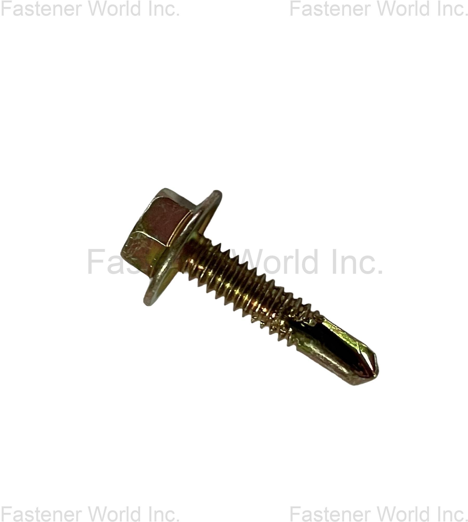 HONG TENG HARDWARE CO., LTD. , Hex Flange head self-drilling screw with special tek