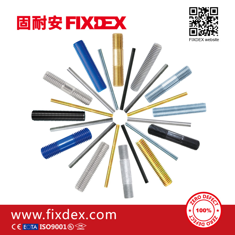 GOODFIX INDUSTRIAL CO., LTD. , hardware fastener threaded rod stud bolt thread bar din975 with steel from manufacturer factory