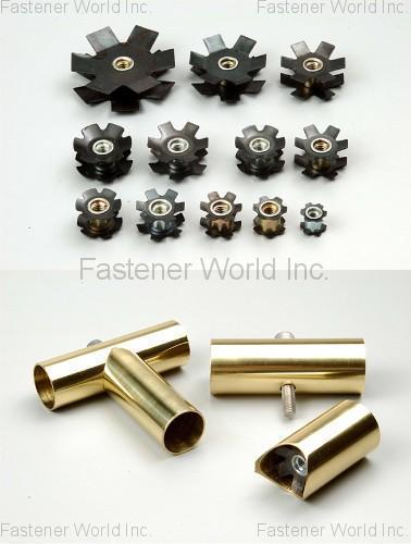 SUNG THE CHUAN TRADE ENTERPRISE CO., LTD. , Star-Shaped Pipe Inserts,nuts,fastener,set-nut,bike-nut , Nautical Hardware