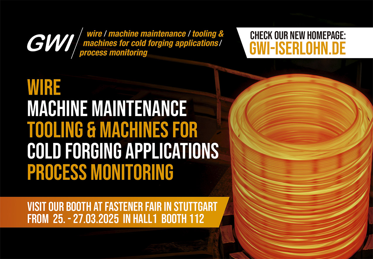 GWI WERKZEUNG UND STAHL VERTRIEBS GMBH , Wire / Machine Maintenance / Tooling & Machines for Cold Forging Applications / Process Monitoring