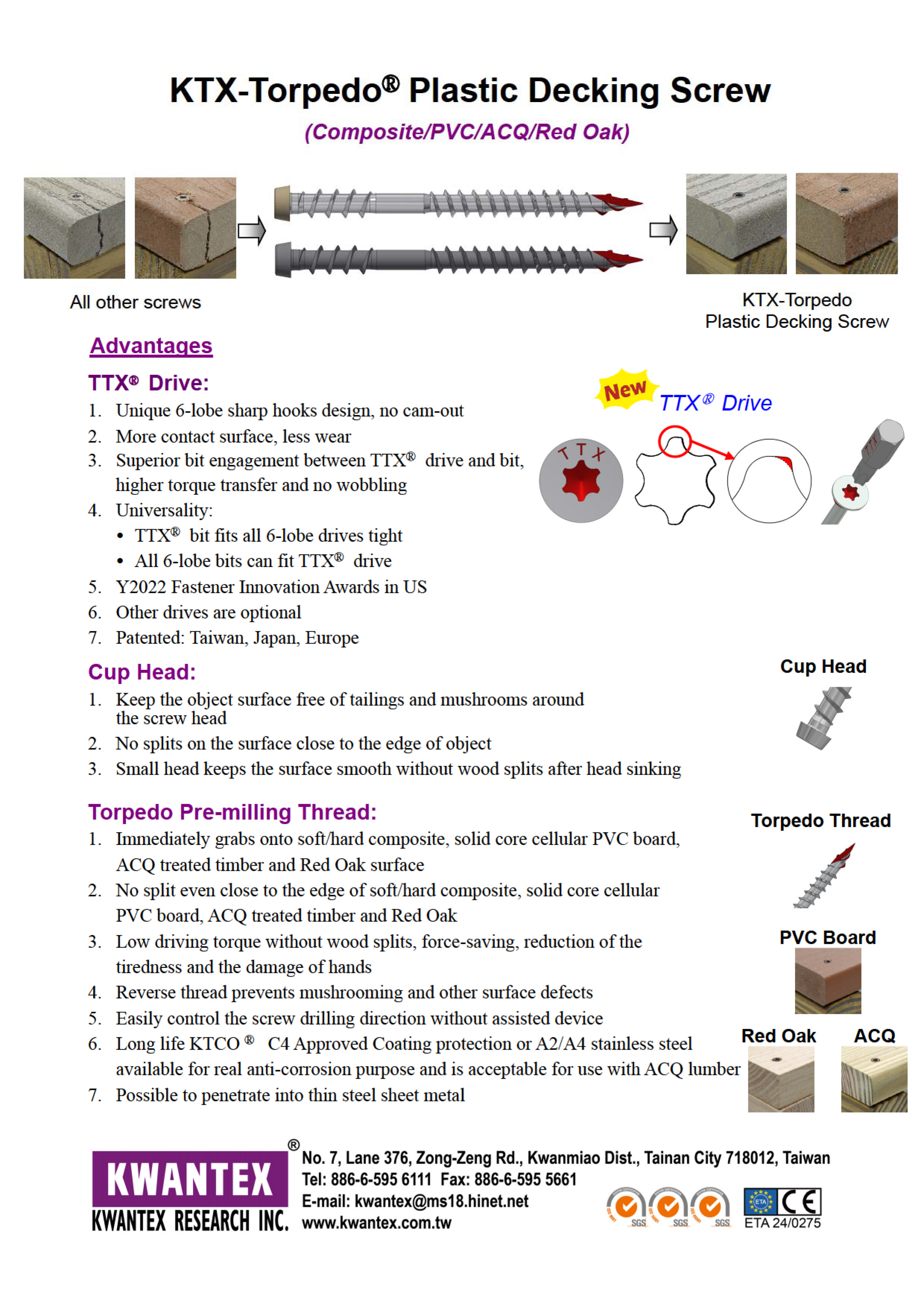 KWANTEX RESEARCH INC. 
