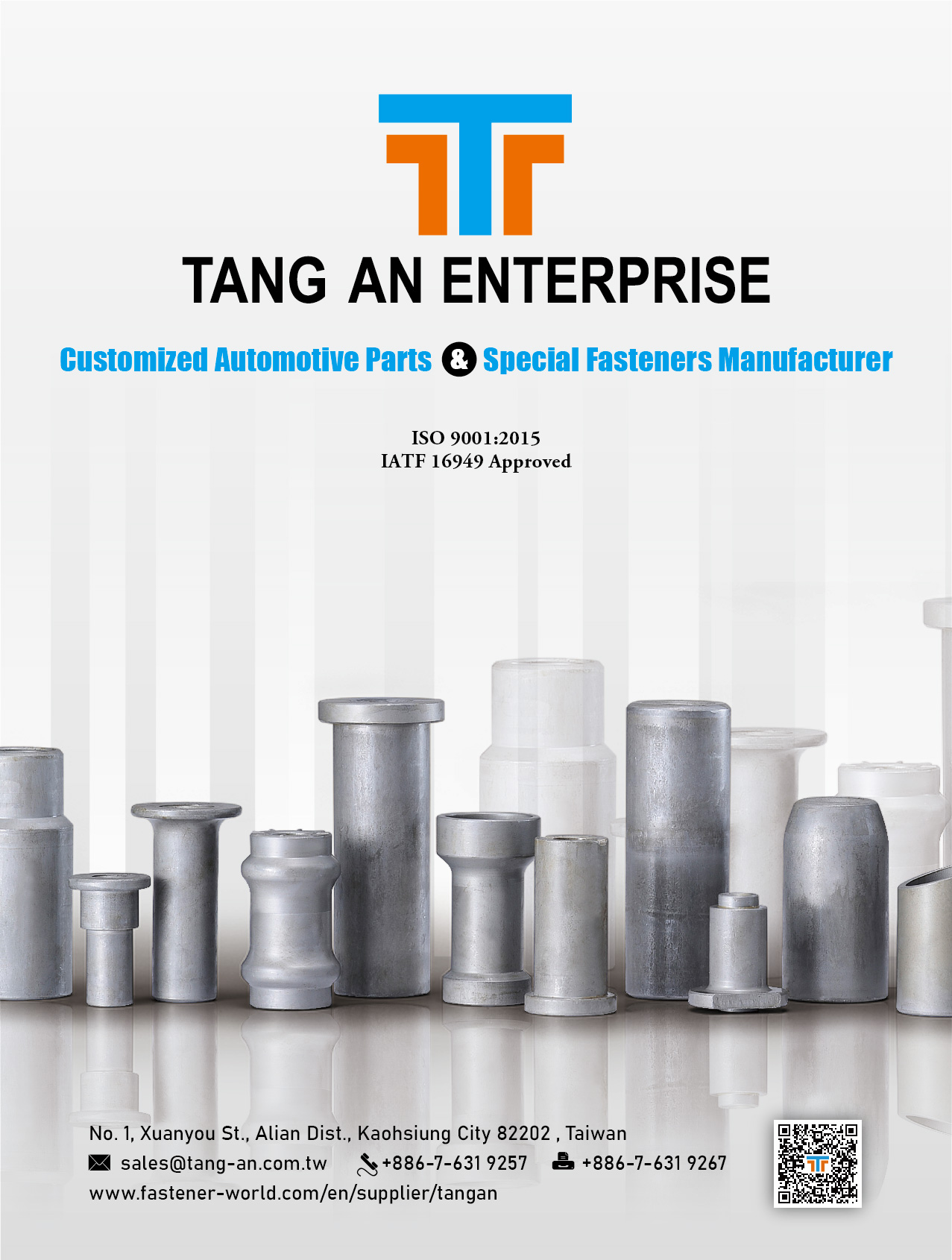TANG AN ENTERPRISE CO., LTD. , Customized Automotive Parts & Special Fasteners