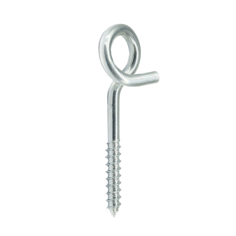 HEBEI DUOJIA METAL PRODUCTS CO.,LTD. (HEBEI MIJIA) , Galvanized/Stainless Steel Pigtail Hook Wood Thread Eye Screws for Crafts & Decor 