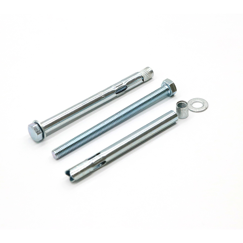 HEBEI DUOJIA METAL PRODUCTS CO.,LTD. (HEBEI MIJIA) , Zinc - Plated Hex Bolt Sleeve Anchor WZP - Rustproof for Outdoor Installs