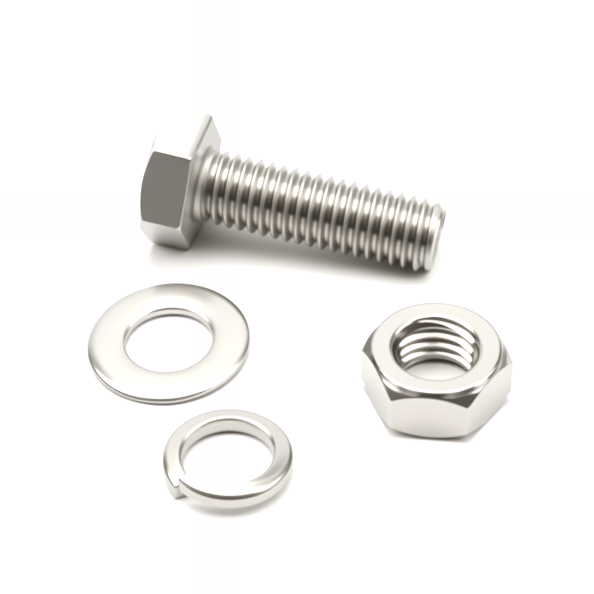 HEBEI DUOJIA METAL PRODUCTS CO.,LTD. (HEBEI MIJIA) , Stainless Steel Fastener Kit - Hex Bolt, Nut, Flat & Spring Washers