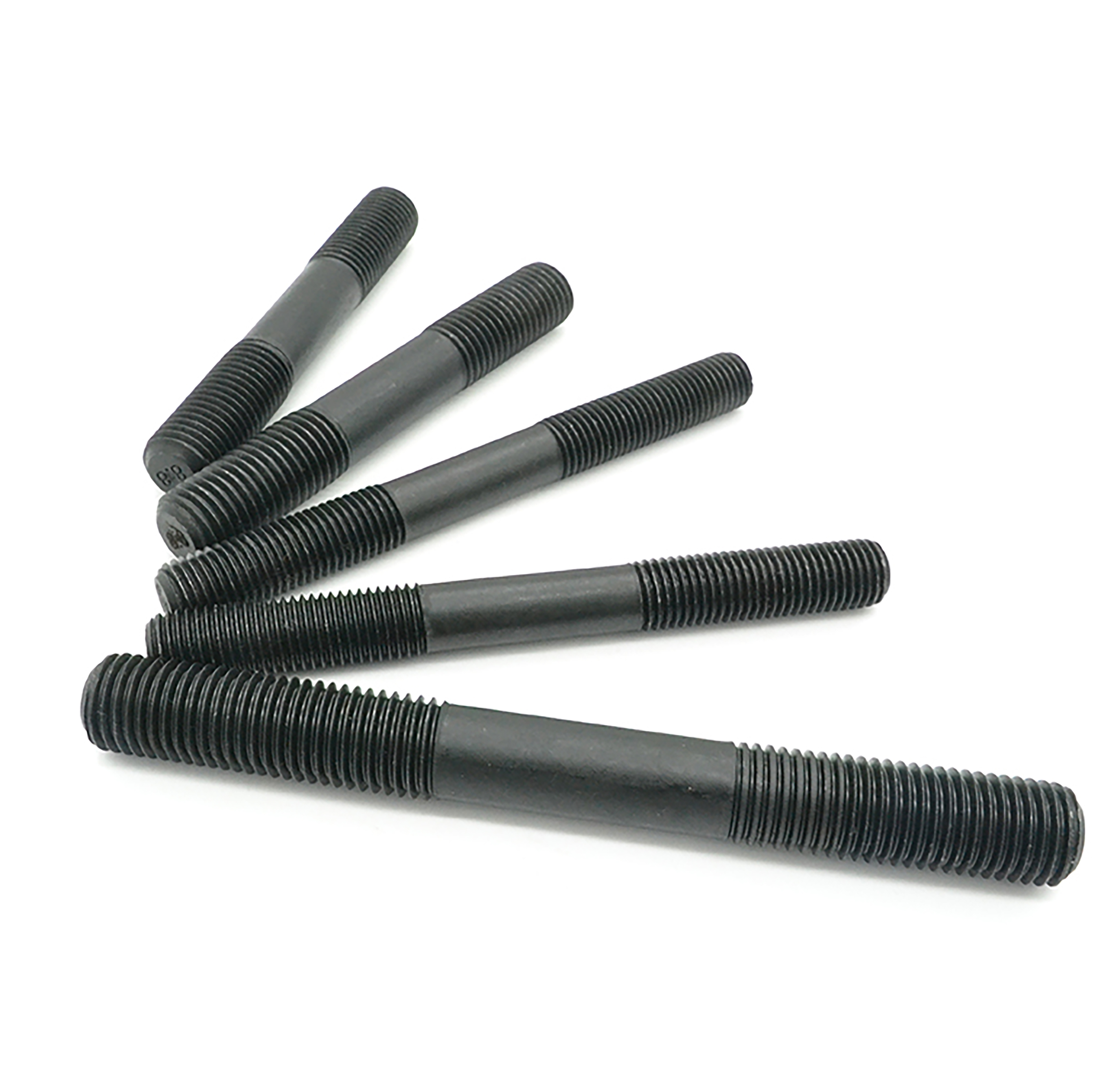 HEBEI DUOJIA METAL PRODUCTS CO.,LTD. (HEBEI MIJIA) , Custom Black Double - Ended Bolts | M6 - M30 Thread & Length Options