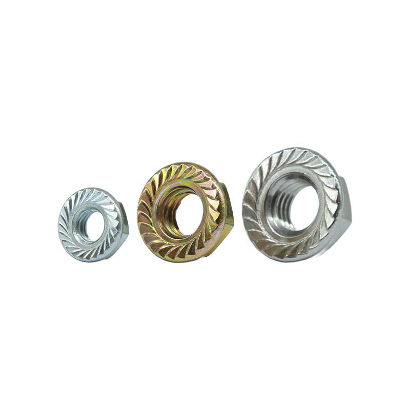HEBEI DUOJIA METAL PRODUCTS CO.,LTD. (HEBEI MIJIA) , Anti - Vibration Flange Nuts with Serrated Washers – M6 - M24, Zinc - Plated, for Automotive Engine Mounts